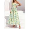 image:imagePRETTYGARDEN Women Strapless Maxi Dress 2026 Summer Floral Tube Top Ruched Beach Spring Wedding Guest Long DressesFloral White Light Green