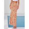 image:imagePRETTYGARDEN Womens Maxi Skirt 2026 Summer Flowy Polka Dot Floral High Waisted Mermaid Office Work Spring Long Slip SkirtsBeige Red Flower