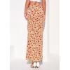 image:imagePRETTYGARDEN Womens Maxi Skirt 2026 Summer Flowy Polka Dot Floral High Waisted Mermaid Office Work Spring Long Slip SkirtsBeige Red Flower