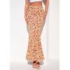 image:imagePRETTYGARDEN Womens Maxi Skirt 2026 Summer Flowy Polka Dot Floral High Waisted Mermaid Office Work Spring Long Slip SkirtsBeige Red Flower