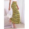 image:imagePRETTYGARDEN Womens Maxi Skirt 2026 Summer Flowy Polka Dot Floral High Waisted Mermaid Office Work Spring Long Slip SkirtsBlack Yellow Flower
