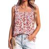 White Red Floral
