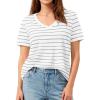 Striped White Grey