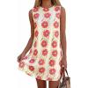 Apricot Red Floral