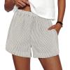 Striped Grey Blue White