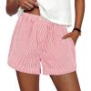 Striped Red White