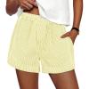 Striped Yellow White