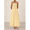 image:imagePRETTYGARDEN Womens Smocked Maxi Dresses 2026 Summer Sundress Casual Spaghetti Strap Swing A Line Long Flowy Beach DressBeige