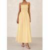 image:imagePRETTYGARDEN Womens Smocked Maxi Dresses 2026 Summer Sundress Casual Spaghetti Strap Swing A Line Long Flowy Beach DressBeige