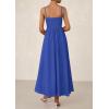 image:imagePRETTYGARDEN Womens Smocked Maxi Dresses 2026 Summer Sundress Casual Spaghetti Strap Swing A Line Long Flowy Beach DressRoyal Blue
