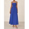 image:imagePRETTYGARDEN Womens Smocked Maxi Dresses 2026 Summer Sundress Casual Spaghetti Strap Swing A Line Long Flowy Beach DressRoyal Blue