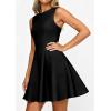 image:imagePRETTYGARDEN Cocktail Dresses for Women 2026 Summer Formal Boat Neck A Line Spring Elegant Graduation Party Mini DressBlack