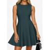 image:imagePRETTYGARDEN Cocktail Dresses for Women 2026 Summer Formal Boat Neck A Line Spring Elegant Graduation Party Mini DressDark Cyan