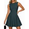 image:imagePRETTYGARDEN Cocktail Dresses for Women 2026 Summer Formal Boat Neck A Line Spring Elegant Graduation Party Mini DressDark Cyan