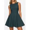 image:imagePRETTYGARDEN Cocktail Dresses for Women 2026 Summer Formal Boat Neck A Line Spring Elegant Graduation Party Mini DressDark Cyan
