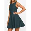 image:imagePRETTYGARDEN Cocktail Dresses for Women 2026 Summer Formal Boat Neck A Line Spring Elegant Graduation Party Mini DressDark Cyan