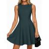 image:imagePRETTYGARDEN Cocktail Dresses for Women 2026 Summer Formal Boat Neck A Line Spring Elegant Graduation Party Mini DressDark Cyan