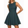 image:imagePRETTYGARDEN Cocktail Dresses for Women 2026 Summer Formal Boat Neck A Line Spring Elegant Graduation Party Mini DressDark Cyan