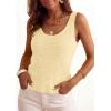image:imagePRETTYGARDEN Crochet Tops for Women 2026 Spring Sleeveless Sweater Tops Summer Boho Tank Resort Wear Beach Vacation ClothesLight Apricot