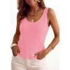 image:imagePRETTYGARDEN Crochet Tops for Women 2026 Spring Sleeveless Sweater Tops Summer Boho Tank Resort Wear Beach Vacation ClothesPink