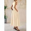 image:imagePRETTYGARDEN Maxi Dresses for Women 2026 Summer Casual Sleeveless Patchwork Flowy Vacation Sundress Knit Long Work Tank DressBeige