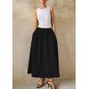 image:imagePRETTYGARDEN Maxi Dresses for Women 2026 Summer Casual Sleeveless Patchwork Flowy Vacation Sundress Knit Long Work Tank DressBlack White