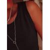 image:imagePRETTYGARDEN Sleeveless Sweater Tops for Women 2026 Summer Dressy Ribbed Tank Tops Spring Business Casual Work Shirts BlousesDark Brown