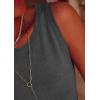 image:imagePRETTYGARDEN Sleeveless Sweater Tops for Women 2026 Summer Dressy Ribbed Tank Tops Spring Business Casual Work Shirts BlousesDark Grey