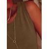 image:imagePRETTYGARDEN Sleeveless Sweater Tops for Women 2026 Summer Dressy Ribbed Tank Tops Spring Business Casual Work Shirts BlousesDark Khaki