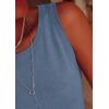 image:imagePRETTYGARDEN Sleeveless Sweater Tops for Women 2026 Summer Dressy Ribbed Tank Tops Spring Business Casual Work Shirts BlousesGrey Blue