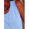 image:imagePRETTYGARDEN Sleeveless Sweater Tops for Women 2026 Summer Dressy Ribbed Tank Tops Spring Business Casual Work Shirts BlousesLight Blue