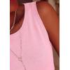 image:imagePRETTYGARDEN Sleeveless Sweater Tops for Women 2026 Summer Dressy Ribbed Tank Tops Spring Business Casual Work Shirts BlousesPink