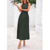 image:imagePRETTYGARDEN Spring Casual Dresses for Women 2026 Summer Business Work Midi Sleeveless A Line Pleated Cocktail DressArmy Green