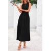 image:imagePRETTYGARDEN Spring Casual Dresses for Women 2026 Summer Business Work Midi Sleeveless A Line Pleated Cocktail DressBlack