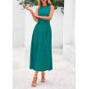 image:imagePRETTYGARDEN Spring Casual Dresses for Women 2026 Summer Business Work Midi Sleeveless A Line Pleated Cocktail DressBlue Green