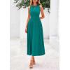 image:imagePRETTYGARDEN Spring Casual Dresses for Women 2026 Summer Business Work Midi Sleeveless A Line Pleated Cocktail DressBlue Green
