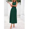 image:imagePRETTYGARDEN Spring Casual Dresses for Women 2026 Summer Business Work Midi Sleeveless A Line Pleated Cocktail DressDark Green