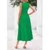 image:imagePRETTYGARDEN Spring Casual Dresses for Women 2026 Summer Business Work Midi Sleeveless A Line Pleated Cocktail DressGreen