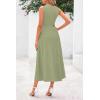 image:imagePRETTYGARDEN Spring Casual Dresses for Women 2026 Summer Business Work Midi Sleeveless A Line Pleated Cocktail DressMist Green