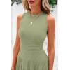 image:imagePRETTYGARDEN Spring Casual Dresses for Women 2026 Summer Business Work Midi Sleeveless A Line Pleated Cocktail DressMist Green