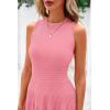image:imagePRETTYGARDEN Spring Casual Dresses for Women 2026 Summer Business Work Midi Sleeveless A Line Pleated Cocktail DressPink