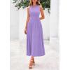 image:imagePRETTYGARDEN Spring Casual Dresses for Women 2026 Summer Business Work Midi Sleeveless A Line Pleated Cocktail DressPurple