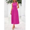image:imagePRETTYGARDEN Spring Casual Dresses for Women 2026 Summer Business Work Midi Sleeveless A Line Pleated Cocktail DressRose