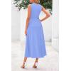 image:imagePRETTYGARDEN Spring Casual Dresses for Women 2026 Summer Business Work Midi Sleeveless A Line Pleated Cocktail DressSky Blue