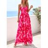 image:imagePRETTYGARDEN Women Summer Floral Maxi Dress 2026 Spirng Spaghetti Strap Mesh Boho Sundress Party Beach Vacation Long DressesPink Floral