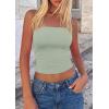 image:imagePRETTYGARDEN Women Tube Tops Strapless Going Out Top 2026 Spring Fashion Y2K Summer Bandeau Shirt Beach Vacation ClothesSage Green
