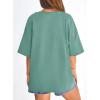 image:imagePRETTYGARDEN Womens 2026 Spring Going Out Tops Casual Short Sleeve Crewneck Loose Fit Basic Oversized T Shirts Summer OutfitsLight Green