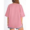image:imagePRETTYGARDEN Womens 2026 Spring Going Out Tops Casual Short Sleeve Crewneck Loose Fit Basic Oversized T Shirts Summer OutfitsPink