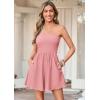 image:imagePRETTYGARDEN Womens 2026 Summer Rompers Dressy Casual Strapless Shorts One Piece Jumpsuits Date Night Beach Vacation OutfitsPink