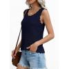 image:imagePRETTYGARDEN Womens Crochet Tank Tops 2026 Summer Spring Sleeveless Tops Cute Sweater Vest Trendy Boho Beach Vacation ClothesNavy Blue